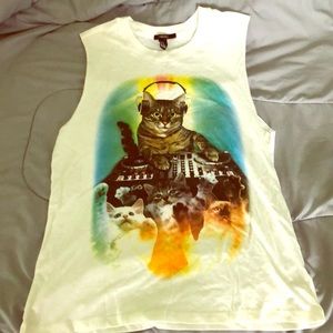 DJ Cat Muscle Tee!